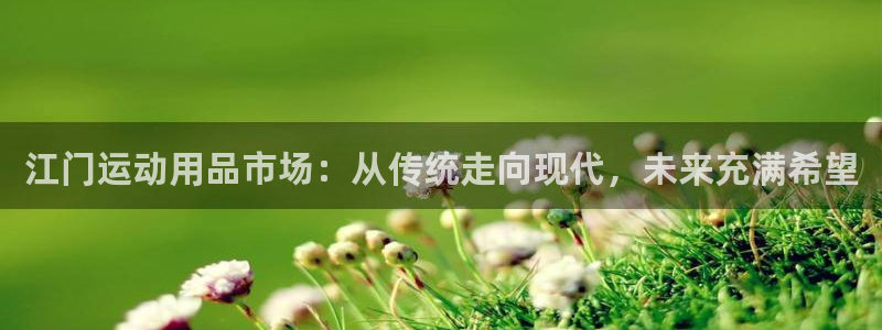 fb体育娱乐网站：江门运动用品市场：从传统走向现代，