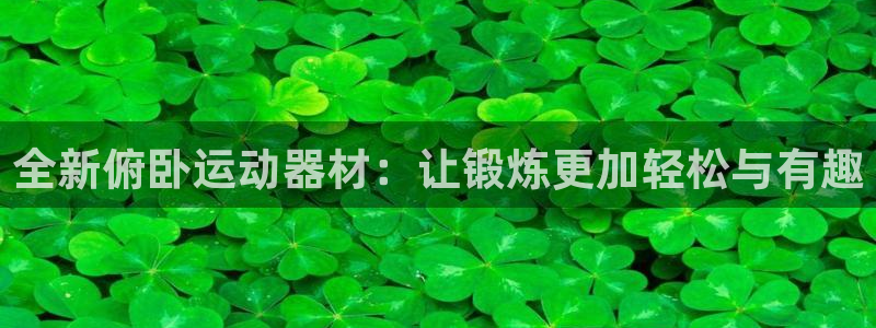fb体育平台注册流程图：全新俯卧运动器材：让锻炼更加
