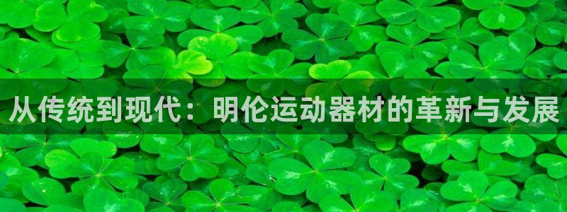 fb体育娱乐网站：从传统到现代：明伦运动器材的革新与发展